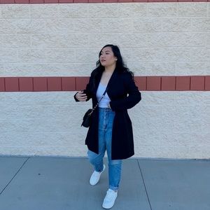 Long Black Trench coat